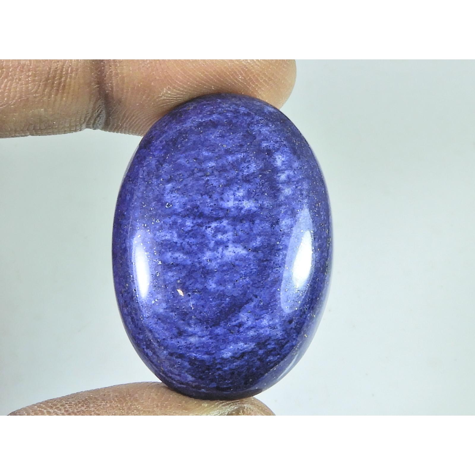 26X37X08MM Natural Blue Lapis Lazuli Oval Cabochon Loose Gemstone 61Cts. B-361