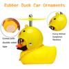 Rubber Duck Car Duck Car Ornaments Yellow Duck Car Dashboard Decorations With Propeller Helme Bicyle Duck