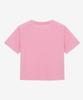 BASIC HOUSE Women'S Round Crop Short Sleeve T-Shirt Pink Lats0202