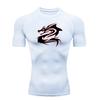 Pentagram Symbol Men's Sports T-shirt Training Fitness Gym Workout Athletic Tees Rashguard Sports Short Sleeve Quick Dry T-Shirt