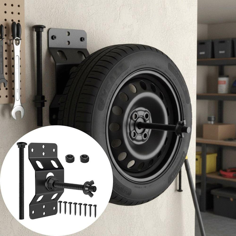 Heavy Duty Enclosed Trailer Tire Bracket Spare Tire Mounting Bracket  For Enclosed Trailers