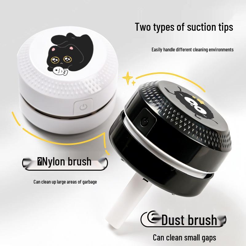 Mini Rechargeable Desktop Vacuum Cleaner for Eraser Shavings and Pencil Dust