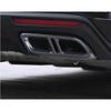 For Cadillac CT5 2020-2024 Black Steel Exhaust Muffler Tail Tip Pipe Frame Trim