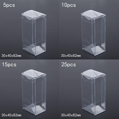 Anzeigefeld 1:64 durchsichtige Kunststoff-PVC-Vitrine für Druckguss-Modell-Spielzeugauto-Autowerkzeug