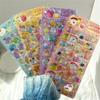 Latest Cartoon Family Ghost Adorable 3D Relief Crystal Decorative Stickers - Children's Stationery Scrapbook Creative Stickers