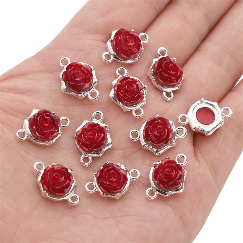 1pc/bag 12x17.5mm Alloy Cat Eye Stone Double Hanging Hole Pendant DIY Bracelet Necklace Earrings Jewelry Accessories