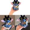 Stitch And Toothless Plush Toy With Knit Craft For Gift Giving