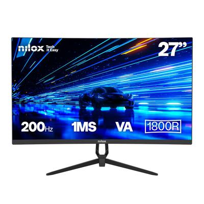 Gaming Monitor Nilox NXM27CRV2001 Full HD LCD 27"