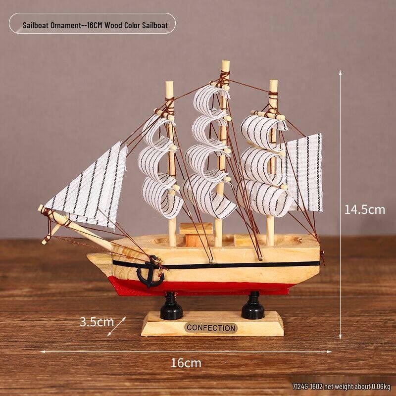 Mediterranean Ocean-Themed Wooden Decor for Home & Office