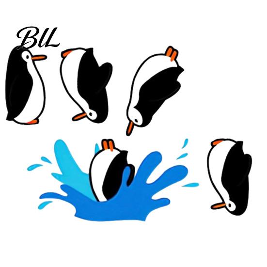 Switch Sticker Waterproof Cute Penguin Light Cartoon Animal Decorative Socket Decal Wall Protector Self-Adhesive for Outlets Ledge Home Decor Penguin