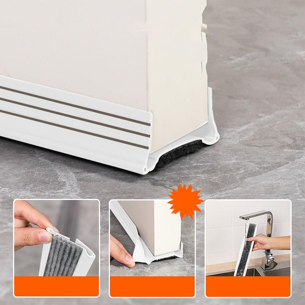 Door Bottom Protector Draft Excluder Office Use PVC Material Soundproofing Thermal Insulation Weather Stripping