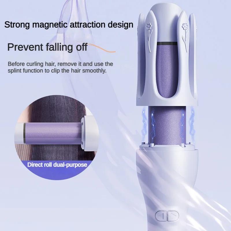 New Automatic Hair Curler Stick Negative Iron Electric Ceramic Curler Fast Heating Rotating Magic Curling Iron Hairdressing Tool