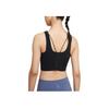 Nike Yoga Luxe Infinalon Crop Tank Top Women Tops Black CJ3666-010
