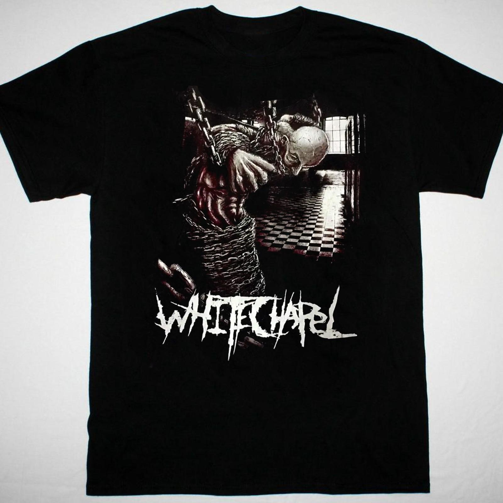 Whitechapel band Black Shirt cotton All sizes TD61 XXXL
