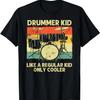 Drumming Art For Boys Girls Kids Drumline Drum Set Drummer T-Shirt