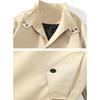 Spring and Autumn Windbreak Men's Mid To Long Coat Men's Jacket Solid Color Single Breasted Lapel Out Fashion Casual Men's Wear