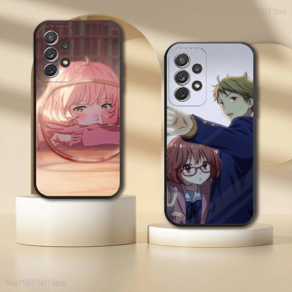 Anime K-Kuriyama Mirai Phone Case For Samsung S 25,24,23,22,30,21,10,9,Ultra,Plus,Lite,FE,4,5G Black Soft Case