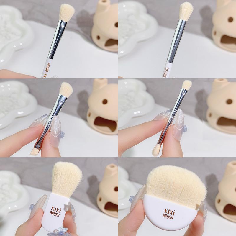 6Pcs Mini Travel Women Makeup Brushes Set Portable Soft Concealer Brush Beauty Foundation Eye Shadow Tool Eyelash Brush With Box WBL