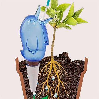 1pc-Self Watering Bird Shaped Automatic Drip Irrigation Self Watering Pile Indoor and Outdoor Plants with Moist Root Systems