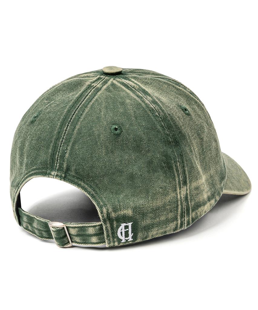 EXPRESSHOLIDAY Nostalgia Washed Ball Cap_Green