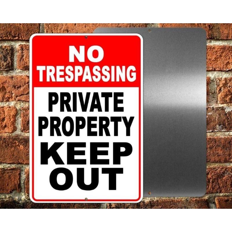 Warning Sign Metal Wall Panel for Garage Studio Cladding