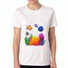 Colorful Cat Unisex Cotton T Shirt, Premium Cotton Graphic, Durable And Longlasting, Casual Fashion, Adorable Kitten Face Artwork Tee, EyeCatching Des