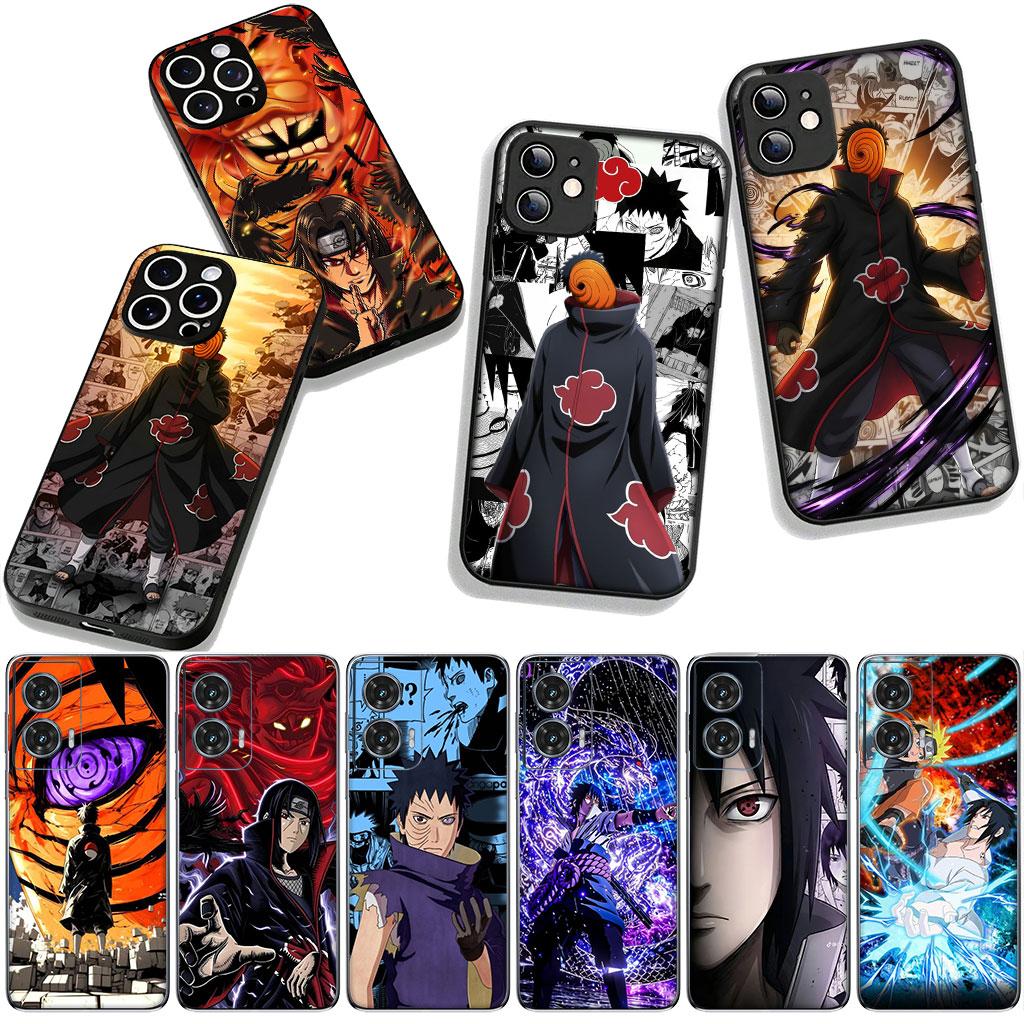 Itachi Tobi Narutos Obito Uchiha Sasuke for Motorola G54 G05 G24 G55 G75 G85 G15 G57 G86 Power Edge 50 30 Fusion neo Pro Case