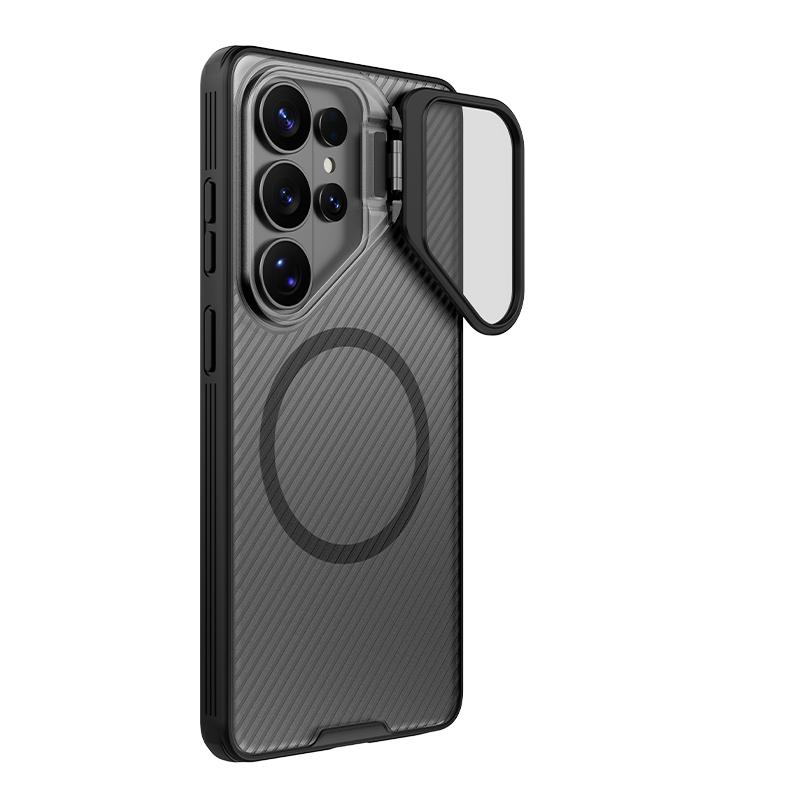 Nillkin For Samsung Galaxy S26 Ultra 5G Magnetic Case CamShield Prop Camera Cover with Stand Magsafe For S26 Ultra Lens Cover