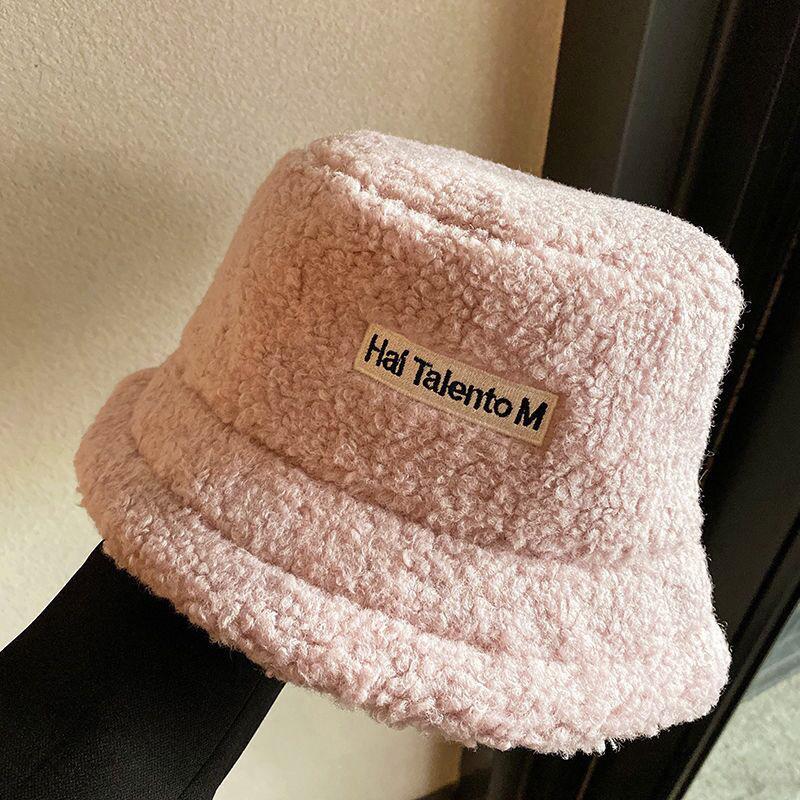Women's Winter Fisherman Hat Fashionable Multifunctional Casual Teddy Plush Fleece Bucket Beanie Sports Fishing Ski Outdoor Use