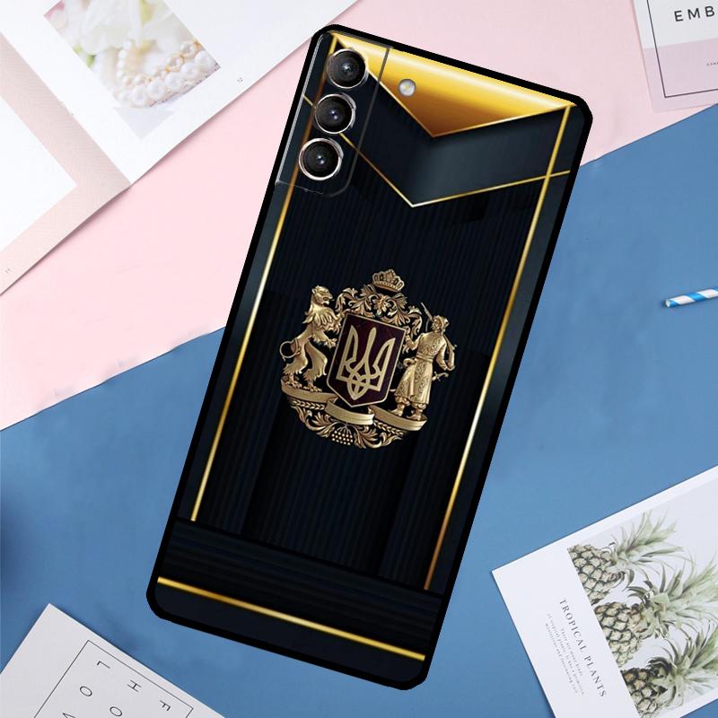 Ukraine Flag Case For Samsung Galaxy S24 Ultra S20 S21 S22 S23 S25 Ultra S9 S10 Plus S25 FE Back Cover