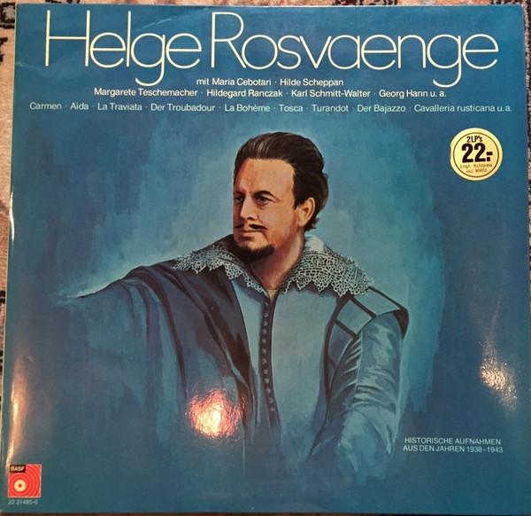 LP Record HELGE ROSWAENGE - Helge Rosvaenge - Historische Aufna 22214850 BASF Germany Classical Used