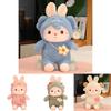 Cute Transforming Plush Toy Piggy Elephant Dinosaur Bunny Rabbit Doll Pillow Girls' Birthday Gift