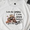 Cat Lover T-Shirt - Playful 'Crazy Before Cats' Design