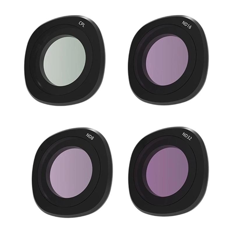Protective Waterproof Lens Filter For Action Cameras High Light Transmission Scratch Resistant Aluminum Alloy Frame