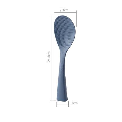 Food Grade Silicone Rice Spoon Non Stick and Standing Plastic Rice Spoon High-temperature Resistant  Kitchen Accessories