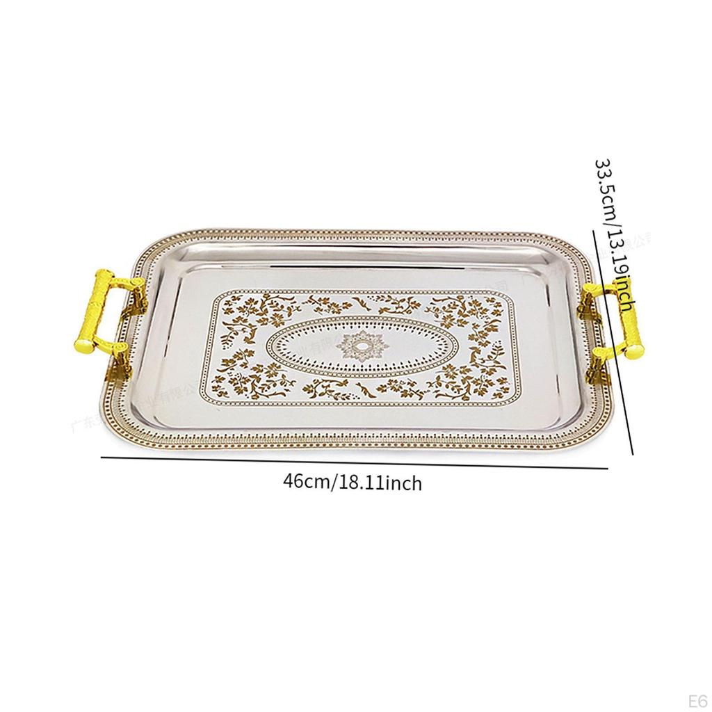Obdélníkový servírovací tác Dekorativní Večeře Dezert Držák na čajové šálky Šperky pro