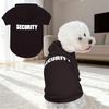 Security Printed Cozy Dog Hoodies Puppy Sweater Cold Dog Coats Pet Clothes Hooded for Dog Cat L-5XL Small Medium and Large Dogs