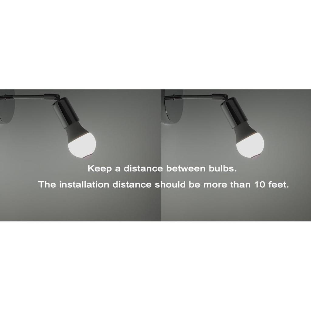 Bewegungssensor-Glühbirnen für Außen und Innen, 9W A19 Bewegungsmelder LED-Birne, 60 Watt Äquivalent, E26 800lm 5000K Tageslicht, Dämmerung bis Morgengrauen Bewegung