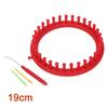1 Set Rectangle Round DIY Knitting Loom Scarf Sweater Hat Shawl Stitching Knit Handmade Craft Weaving Braiding Tool