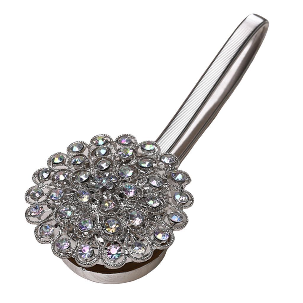 Curtain Tieback Magnetic Diamond Curtain Holdbacks Home Office Decoration