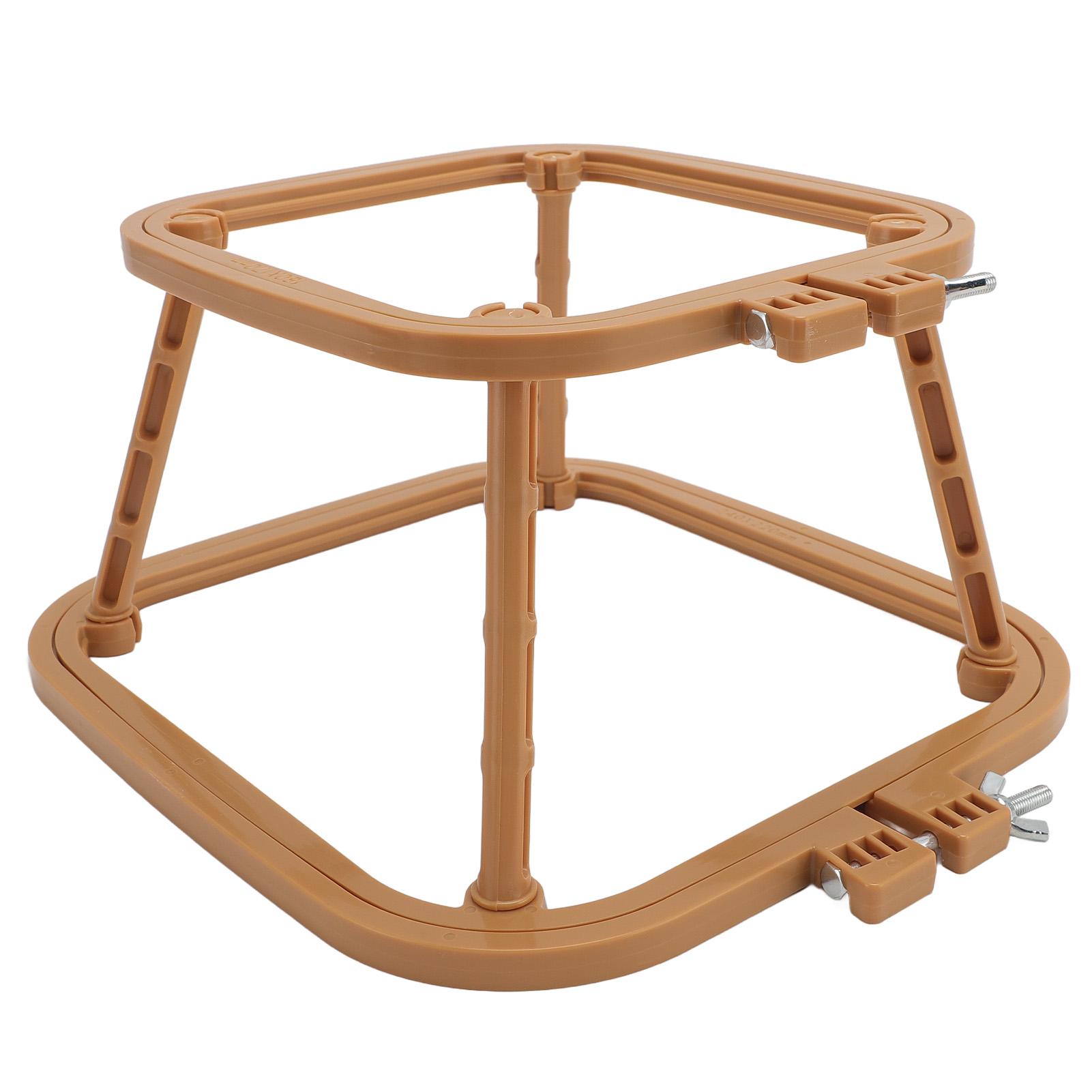 

Double Layer Embroidery Frame Stitch Hoop Stand Adjustable Integrated ABS Needlework Holder Tool for Desktop Khaki хаки