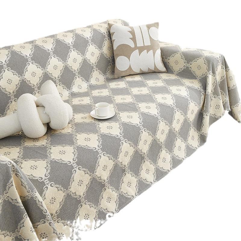 Sofa Towel Full Cover Cloth Non-Slip Stain-Resistant Sofa Cover Sofa Cover Four Seasons Universal Sofa Blanket Living Room Picnic Dustproof