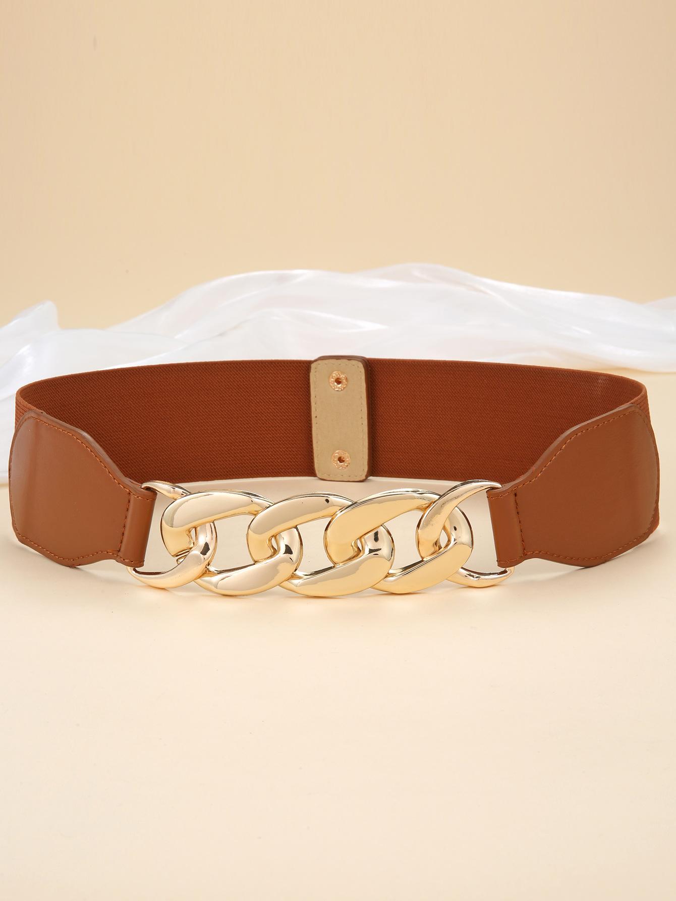 

Женский декоративный пояс для года с юбкой, пальто, пуховиком, простой эластичный пояс 75cm верблюд