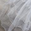 Elegant White Ivory Photo Veil Short Simple Wedding Veil Women's Tulle Bridal Veil With Comb