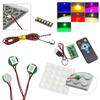 Flash Lamp City Street Light Bricks DO-IT-YOURSELF 0.8mm Pin 1x1 1x2 1x4 Length 50cm SMD LED 2835 Remote Control Constructing Block