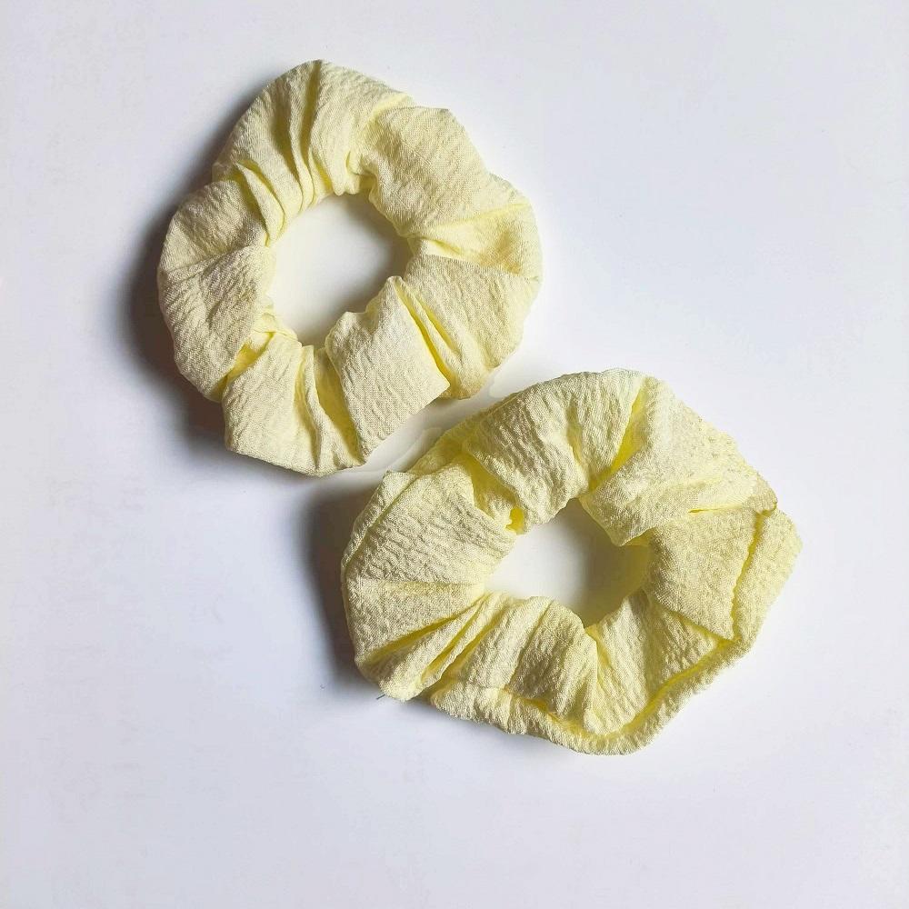 2PCS/4PCS Solid Color Cute Sweet Puff Pattern Hair Hoop for Girls Hair Accessories for Women Hair Rope