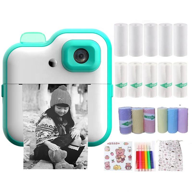 Rolo de Papel Térmico Ecológico Sem BPA para Câmeras Polaroid Infantis (57x25mm)