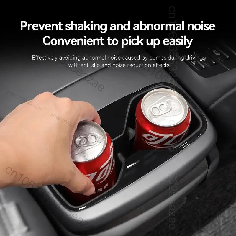 For Kia EV9 2024-2025 Car Central Console Armrest Storage Box Water Coasters Pad Interior Decorate Accessories