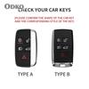 Car Key Case Cover For Land Rover Range Rover Evoque Discovery Sport Velar For Jaguar Xe Xf E-Pace F-Pace Suede Key Accessories