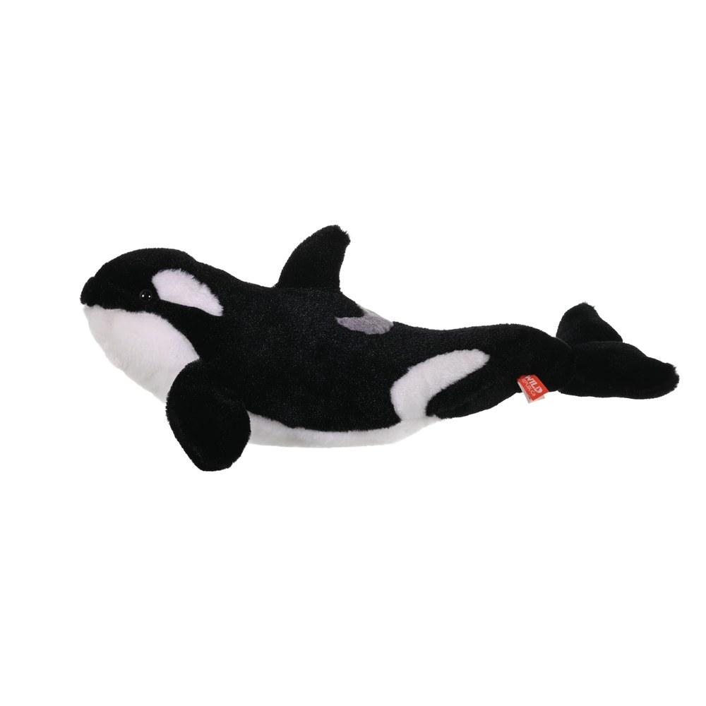 WILD REPUBLIC Killer Whale Plush Toy W27 D46 H20cm